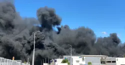 السلطات المحلية بالفحص أنجرة تعلن السيطرة على حريق المنطقة الصناعية TAC 1