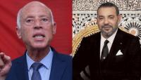 الرئيس التونسي "قيس سعيد" يطمئن على صحة "الملك محمد السادس"