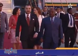 الملك يستقبل بونغو رئيس الغابون