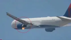 لحظات رعب في السماء.. احتراق محرك طائرة في الجو وإجراء هبوط طارئ وسط ذعر الركاب