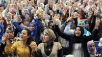 مظاهرات احتجاجية لخريجين عاطلين عن العمل في الدار البيضاء
