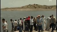 عملية إنتشال جثة غريق من سد أحمد الحنصالي بإقليم خنيفرة