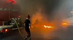 شعالة عاشوراء بسطات.. طرق مقطوعة وقاصرون يعرضون أنفسهم للخطر