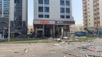 بالفيديو: انفجار قوي يهز مطعم "KFC" بأبو ظبي تزامناً مع انطلاق أول طائرة من تل أبيب