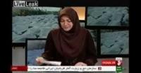 بالفيديو.. لحظة بكاء مذيعة إيرانية على الهواء