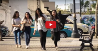 كاميرا خفية : منقبة تخيف المارة في شوارع طنجة