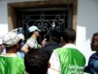 محاصرة وزيرة الصحة من قبل المجموعة الوطنية للمجازين المعطلين‏