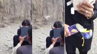 بالفيديو: باكستاني يطلق النار على هدف في المرآة