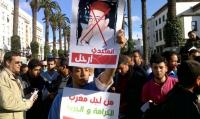  حركة 20 فبراير تحتج من أجل إلغاء (موازين) ورحيل الماجدي 
