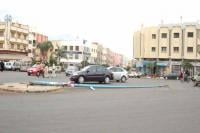 الرياح والأمطار الأولى تتسبب في حوادث سير وانهيارات