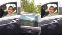 الملك محمد السادس يلقي التحية من سيارته على مغربي مقيم بالخارج
