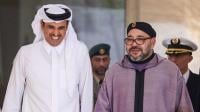 برقية شكر وامتنان من الملك محمد السادس إلى أمير دولة قطر