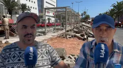 سائقو الطاكسيات يحتجون بسبب الأشغال في محيط محطة الدار البيضاء الميناء