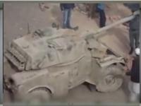 دبابة للجيش المغربي في قلب مدينة مراكش لتصوير فيلم "داعش"