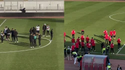 في غياب الجماهير... لاعبو الرجاء والوداد يتفقدون أرضية ملعب العربي الزاولي