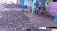 الفياضانات تغرق مدرسة أولاد حسون