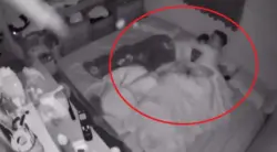 زوجان يحتضنان طفلهما... مشاهد مخيفة سجلتها الكاميرات للحظة زلزال تايوان