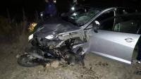اصطدام دراجة نارية بسيارة في حادث مروع بين المضيق والفنيدق!