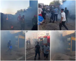 فاجعة بسطات.. حريق مهول بمحل للأفرشة يودي بحياة طفل في الثامنة من عمره