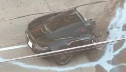 بالفيديو.. انشطار سيارة ماكلارين فاخرة في حادث مروع بتكساس