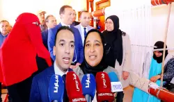كاتب الدولة لحسن السعدي في زيارة لتعاونيات الاقتصاد الاجتماعي والتضامني بجماعات إقليم الصويرة