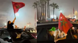 احتفالات صاخبة بعين الذياب بعد الرابعة صباحا..الجماهير المغربية تسهر على أنغام التتويج بكأس العالم