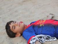 فيديو معبر و رائع من أطفال غزة إلى فريق برشلونة