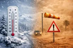 نشرة إنذارية.. طقس بارد ورياح قوية مع زوابع رملية بعدد من مناطق المملكة