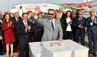 الملك يضع حجر أساس محطة جوية جديدة بمطار الرباط -سلا ويُعطي انطلاقة الجيل الجديد من طائرات "لارام"..التفاصيل