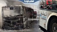 احتراق حافلة للنقل الحضري بتطوان