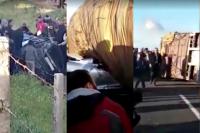 بالفيديو : مصرع دركي و أربع فتيات في حادثة سير خطيرة بالطريق السيار بين المحمدية و تمارة