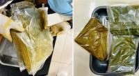 ضبط رجل يهرّب مناشف منقوعة في الذهب السائل