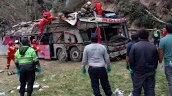 مصرع 15 شخصا في حادث حافلة بجبال الأنديز في البيرو