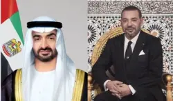 الملك محمد السادس يتصل برئيس الإمارات المتحدة