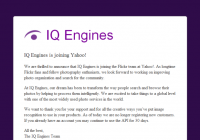 ياهوو تستحوذ على خدمة التعرف على الصور IQ Engines