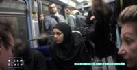 بالفيديو.. رد فعل الفرنسيين على امرأة تهاجم فتاة محجبة بالمترو