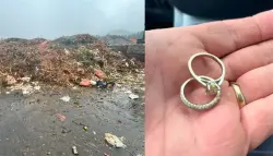 كندي يعثر على خاتمَي زوجته وسط 18 طناً من النفايات