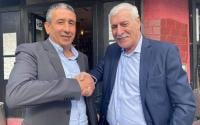 فرحات مهني، رئيس حكومة القبايل المؤقتة، واليزيد عابد، المتحدث باسم اتحاد جمهورية القبايل