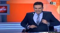 صعقة كهربائية على الهواء مباشرة لجاد أبردان على أخبار الظهيرة