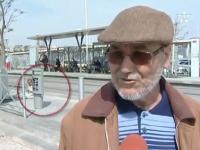كاميرا الأولى تلتقط مقطعا لطفل يحبو بالقرب من سكة الترامواي