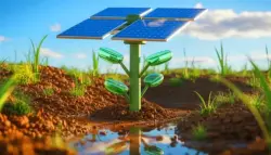 نبات صناعي يعمل بالطاقة الشمسية يَعِدُ بتنقية التربة المشعة وإنقاذ البيئات الملوثة