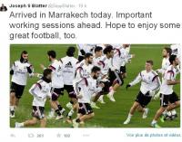 مونديال المغرب : بلاتر يثير الجدل بسبب ريال مدريد