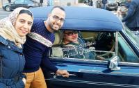 الملك يتجول بسيارة من الطراز التاريخي النادر أنتيك في الدار البيضاء