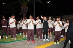 المنتخب المغربي لكرة القدم يصل إلى مطار الرباط - سلا