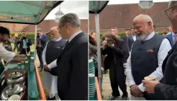 بالفيديو.. كوب شاي يسرق الأضواء من اتفاق تاريخي بين الهند وبريطانيا