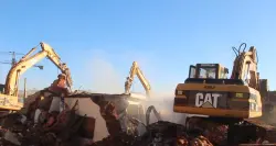 هدم سوق "لبحيرة" بالمدينة المدينة القديمة بمشروع المحج الملكي بالدار البيضاء