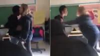 ضجة في أمريكا بسبب اعتداء طالب على أستاذته داخل القسم