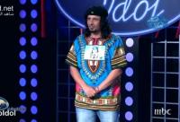 بالفيديو .. ظهور شبيه القذافى فى برنامج "اراب آيدول" يثير دهشة الحكام