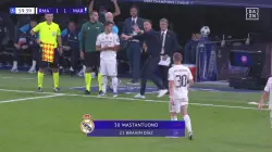براهيم دياز لم يصدق نفسه! مدرب ريال مدريد يوقف دخول الدولي المغربي إلى أرضية الملعب بسبب فينيسيوس(صور)