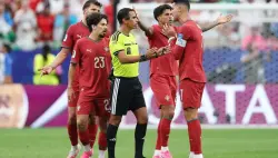 الحكم المغربي جلال جيد يخطف الأنظار رفقة كريستيانو رونالدو في موقعة البرتغال وأوزبكستان
